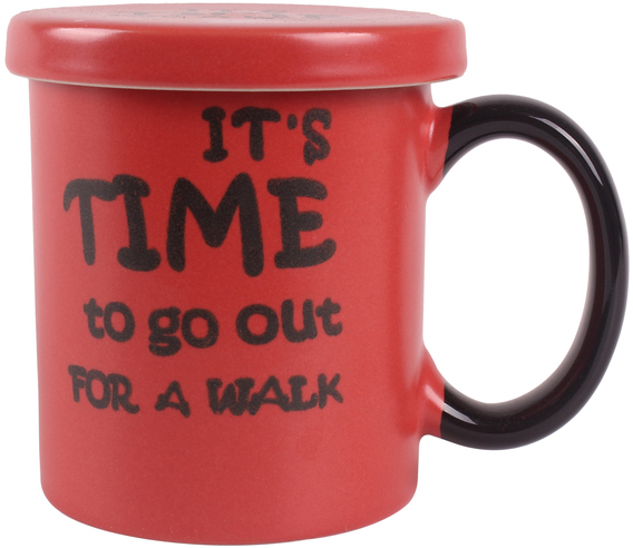 Чашка LIMITED EDITION Time з кришкою 310 мл (HTK-050)